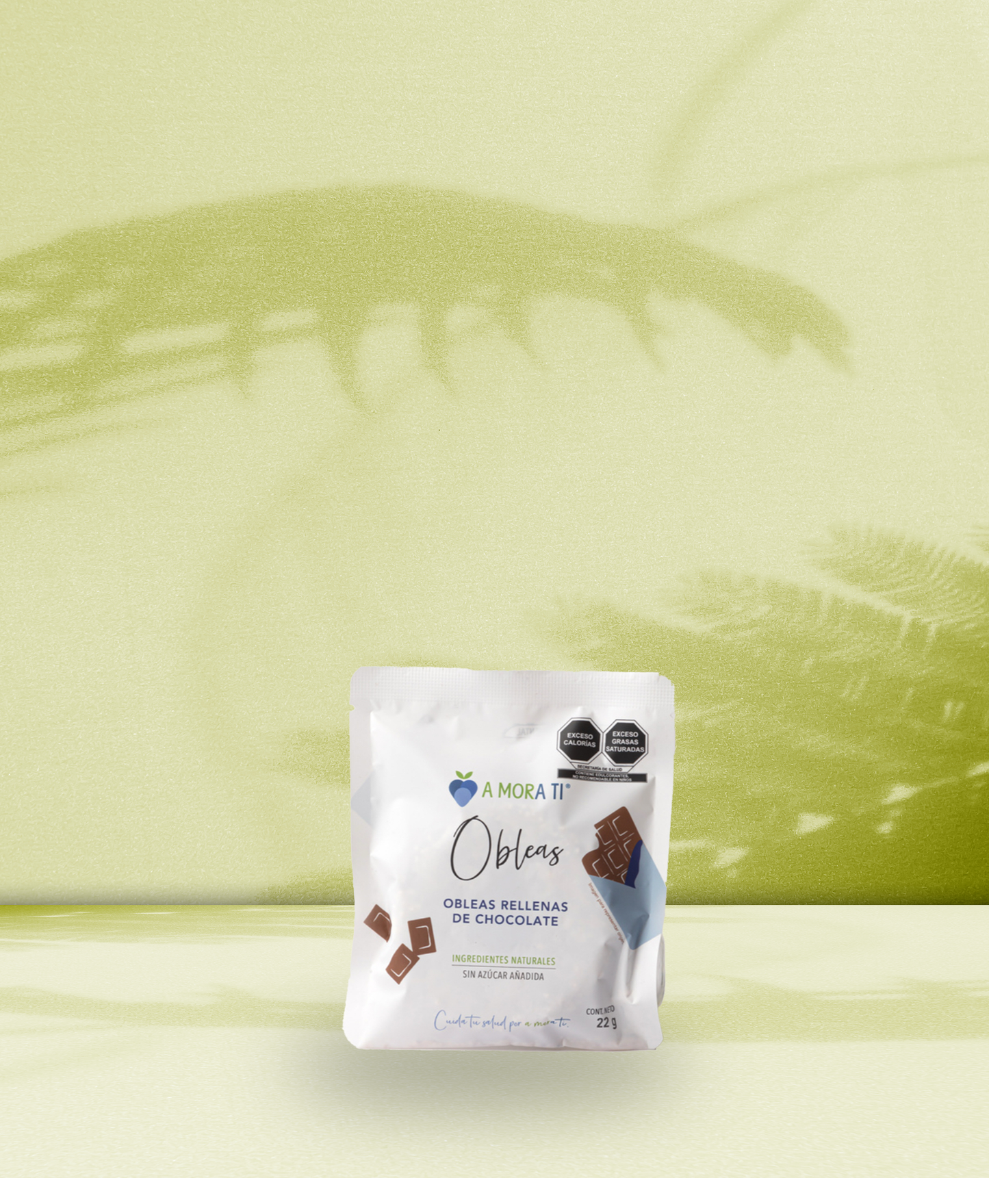 Obleas AMORATI de chocolate (3 pzas)