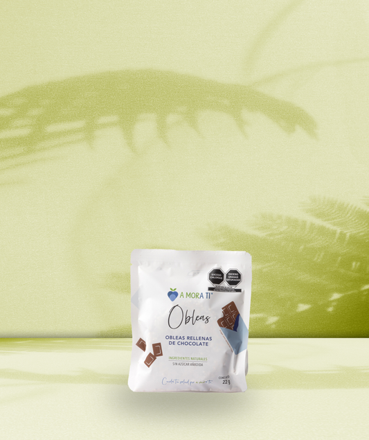 Obleas AMORATI de chocolate (3 pzas)